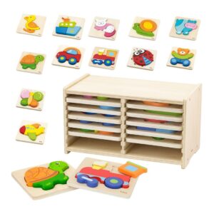 Medinių dėlionių rinkinys, 12vnt.