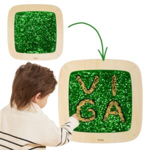 Medinė lenta su blizgiais žvyneliais